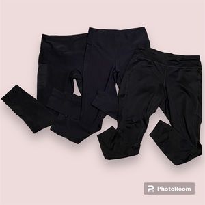 Lot of 3 Black Leggings Lg 🖤 Mondetta / Cascade Sport